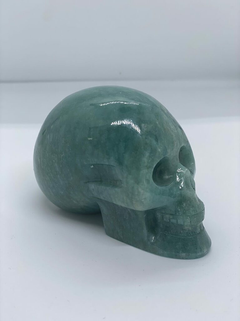 Amazonite skull