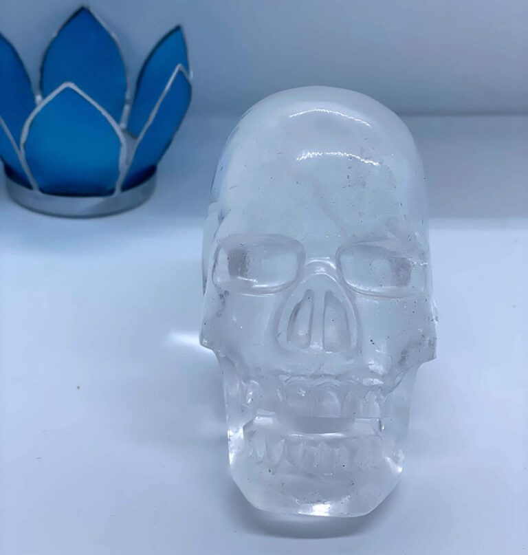 Himalayan Rock Crystal Singing Skull