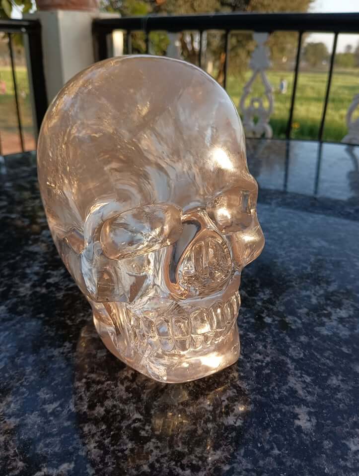 Pure Citrine Skull