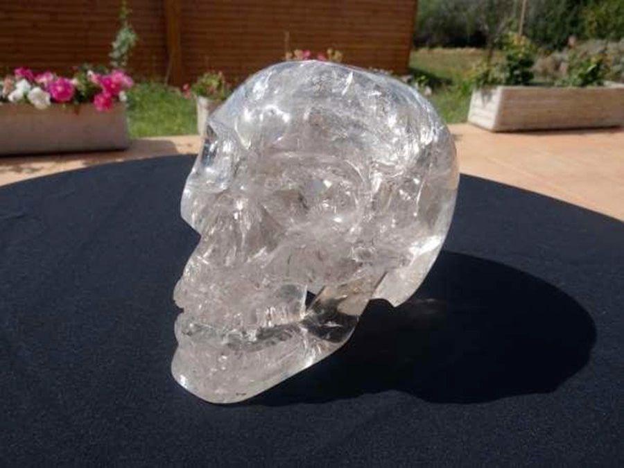 Crâne de Cristal de Roche (mâchoire amovible)