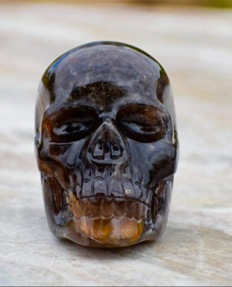 Smoky Quartz Skull Extra Quality