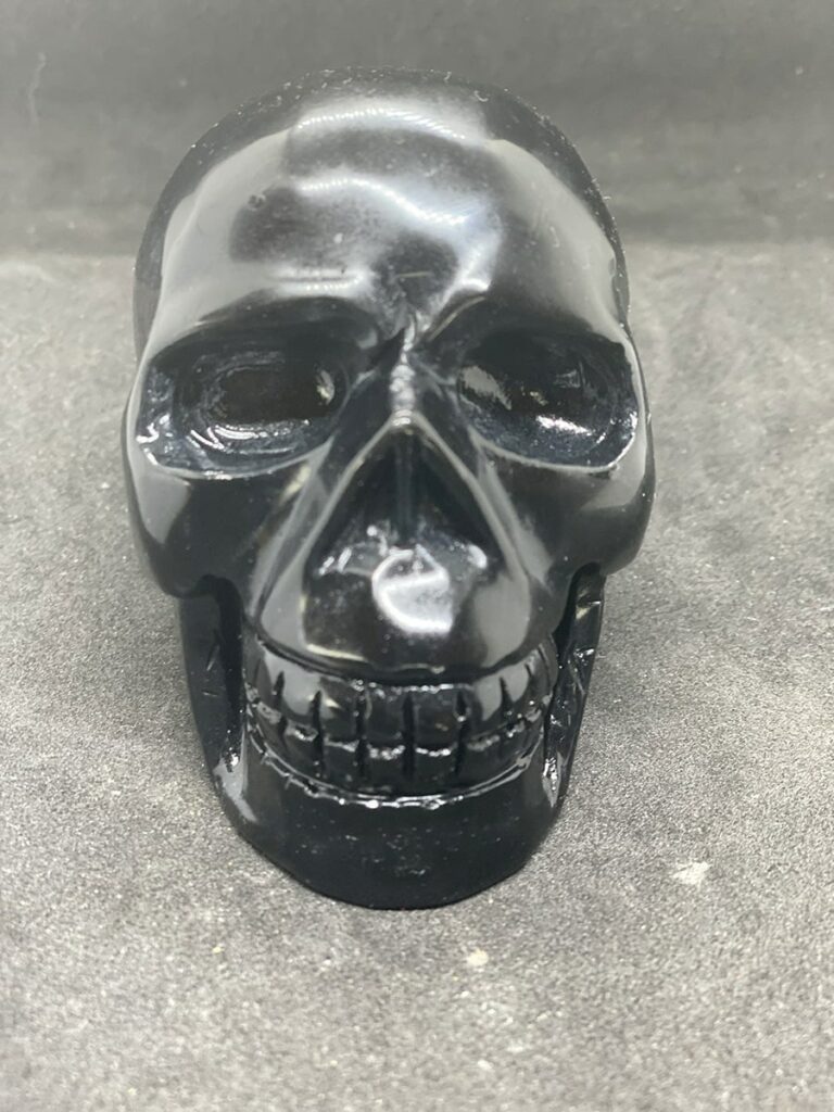 Obsidian skull, celestial eye