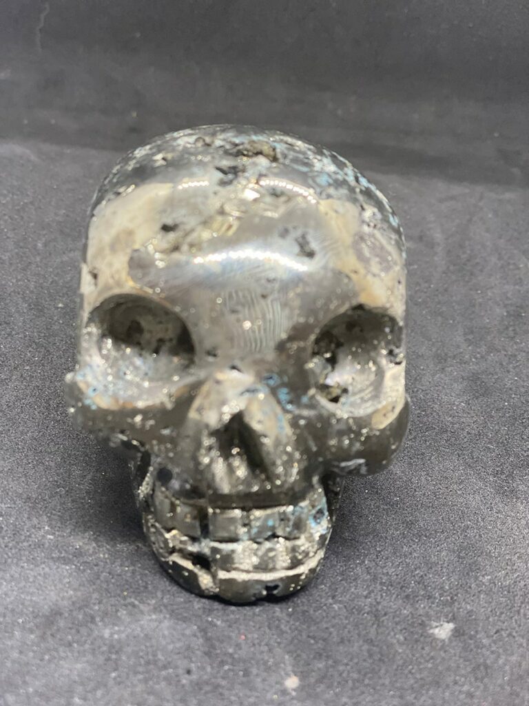 Pyrite skull