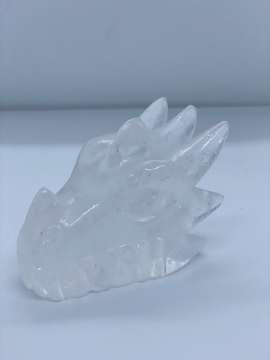 Dragon en cristal de roche Himalaya