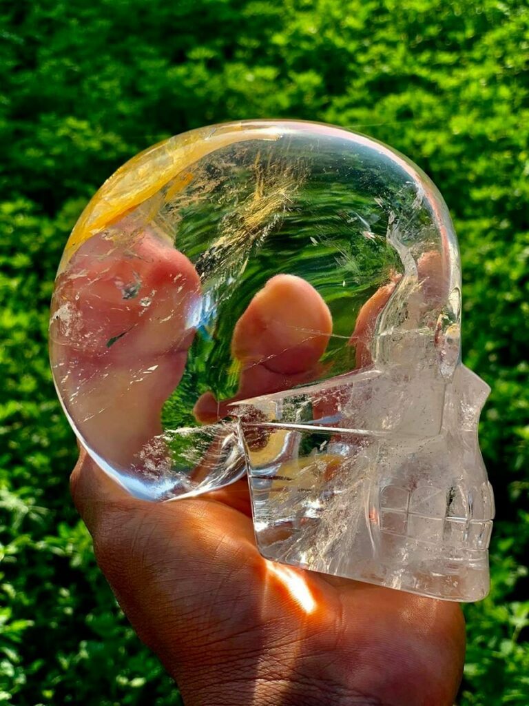 Himalayan Crystal Skull Translucent